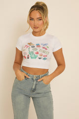 White New York Graphic Tshirt - Patty