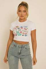 White New York Graphic Tshirt - Patty