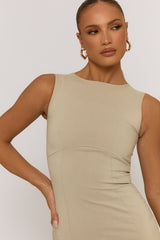 Stone Seam Detail Bodycon Mini Dress - Mindy