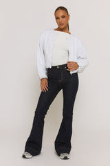 Indigo Stretch Flared Leg Jeans - Briani