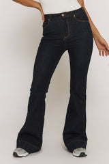 Indigo Stretch Flared Leg Jeans - Briani