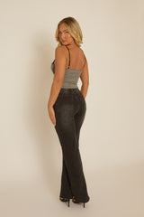 Grey Lace Bust Cami Top - Lilibet