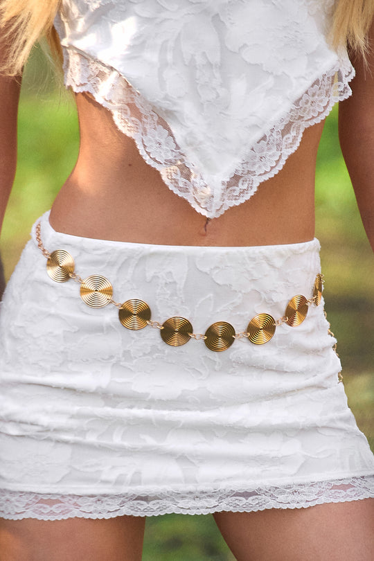 Gold Coin Chain Belt - Karson