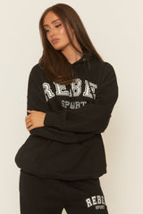 Black Rebel Sport Wide Leg Joggers - Luciana