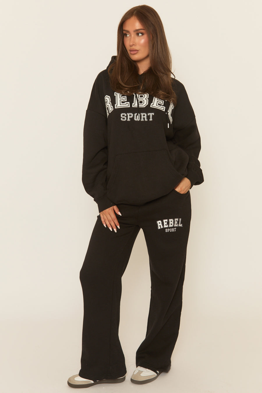 Black Rebel Sport Oversized Hoodie - Regina