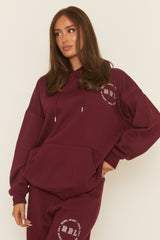 Wine Rebel Sport Oversized Hoodie - Kendall