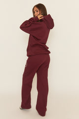 Wine Rebel Sport Oversized Hoodie - Kendall