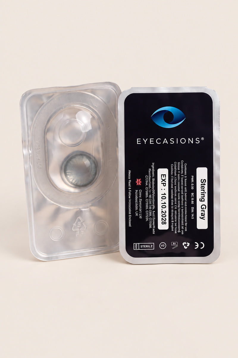 Eyecasions Sterling Grey Contact Lenses