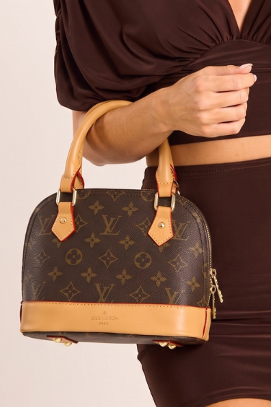 Brown Logo Detail Handbag - Lawson
