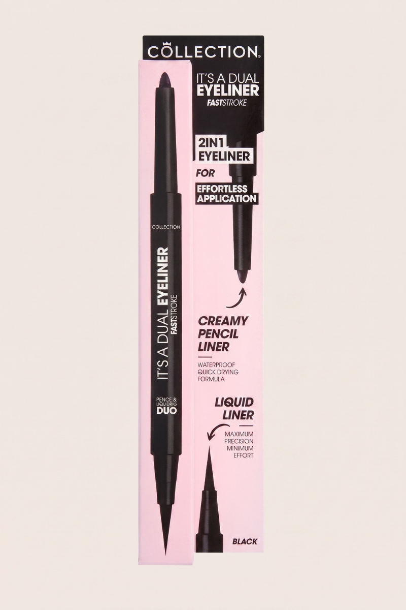 Collection Fast Stroke It's A Dual Eyeliner Black