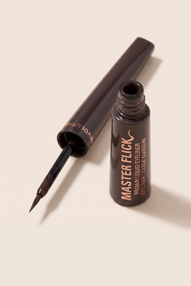 Revolution Master Flick Dip Liquid Eyeliner Mocha Brown