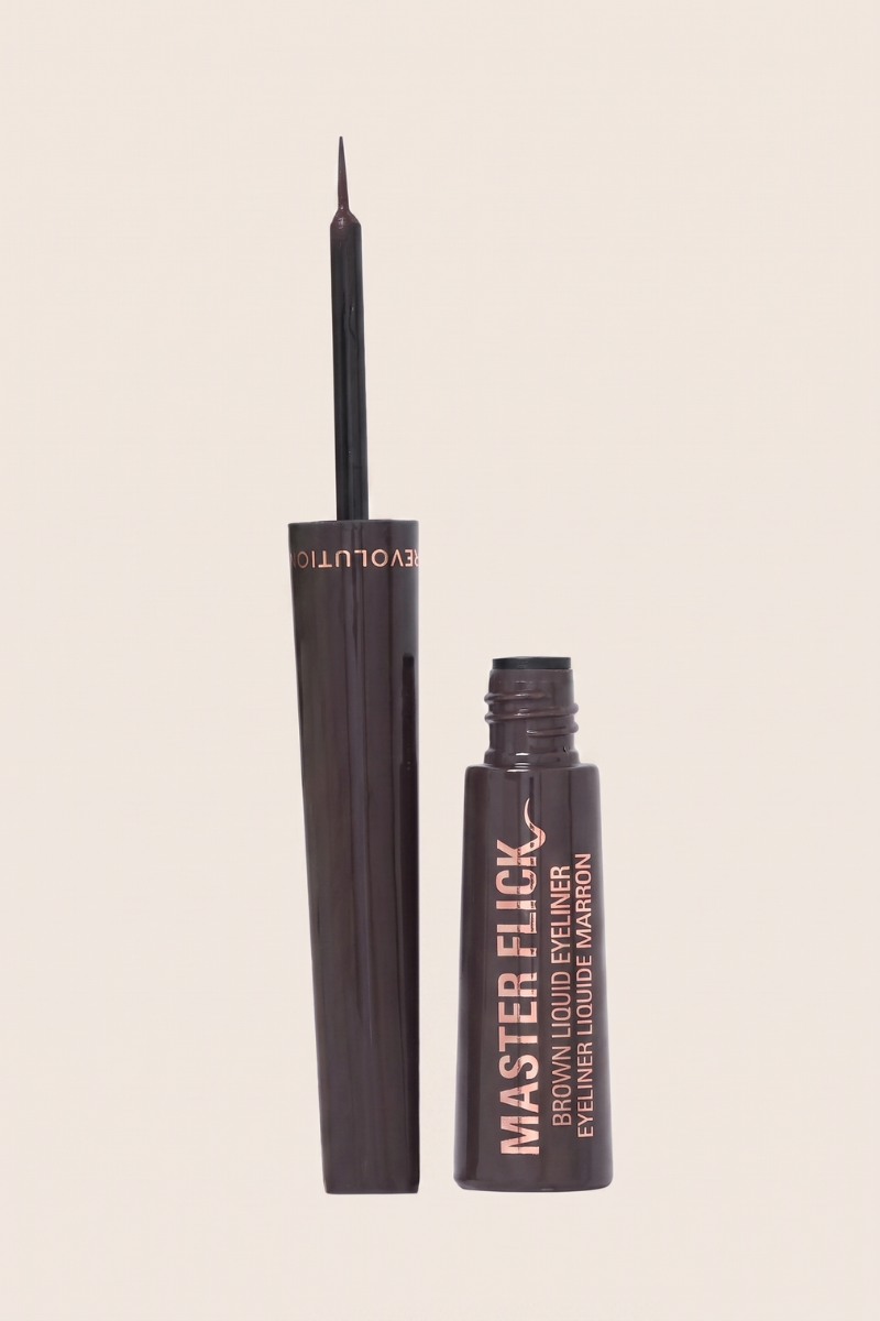 Revolution Master Flick Dip Liquid Eyeliner Mocha Brown