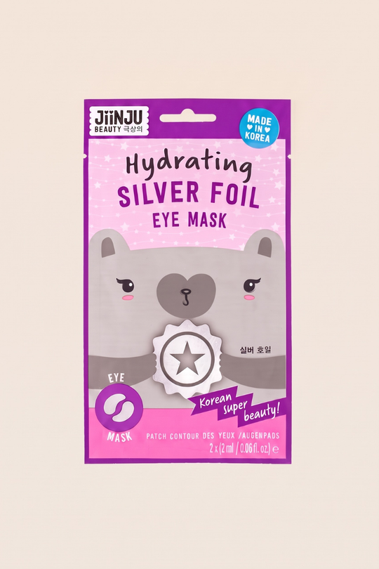 Jiinju 2x2ml Under Eye Mask Silver Foil Hydrating
