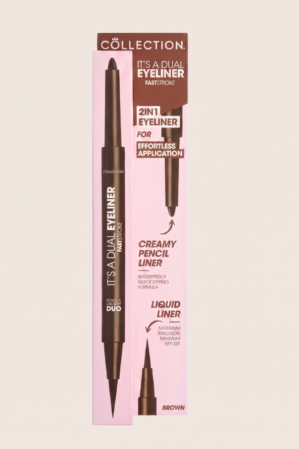 Collection Fast Stroke It's A Dual Eyeliner Brown