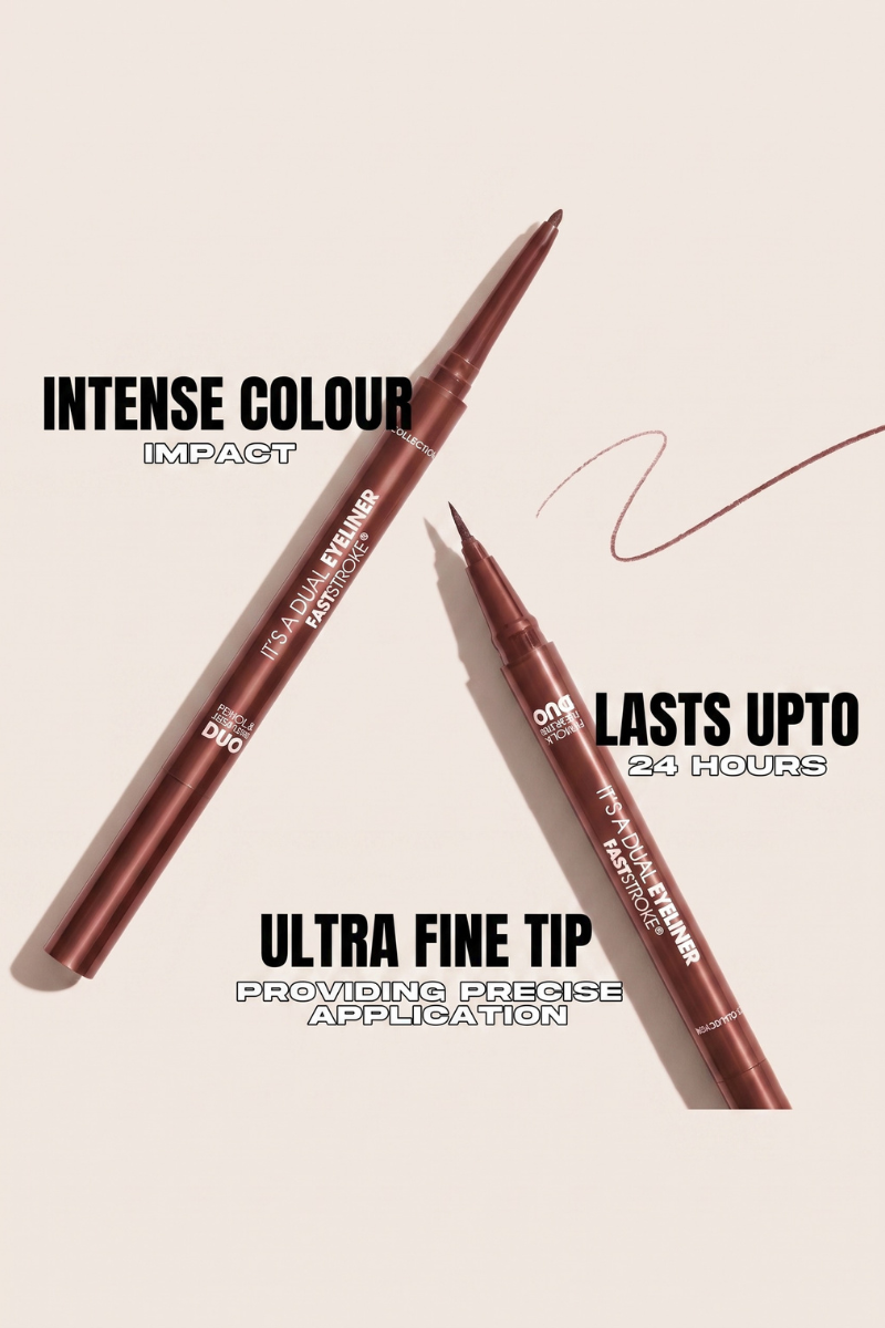 Collection Fast Stroke It's A Dual Eyeliner Brown