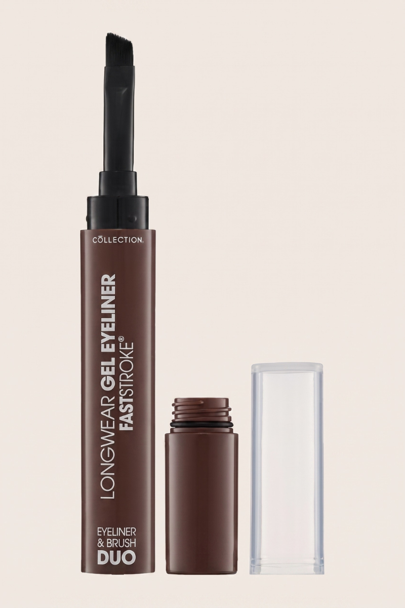 Collection Fast Stroke Longwear Gel Eyeliner Pot & Brush Brown