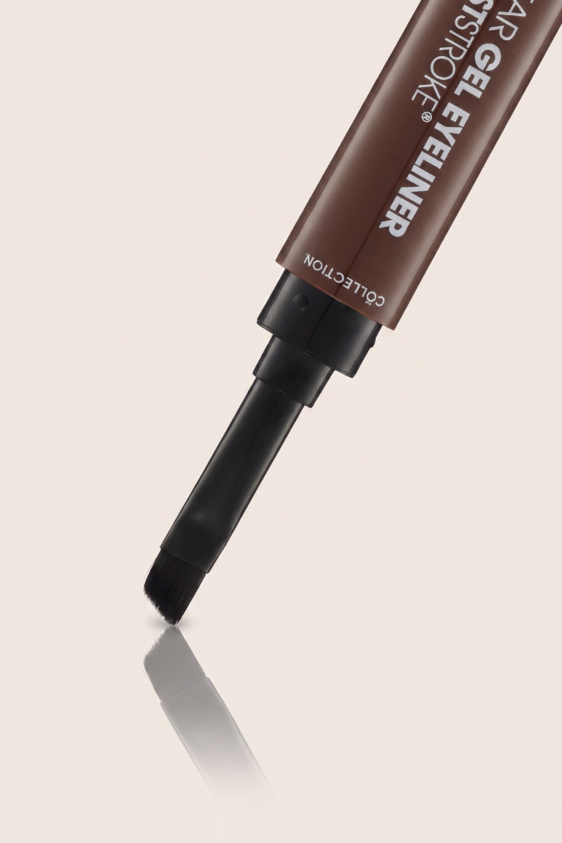 Collection Fast Stroke Longwear Gel Eyeliner Pot & Brush Brown