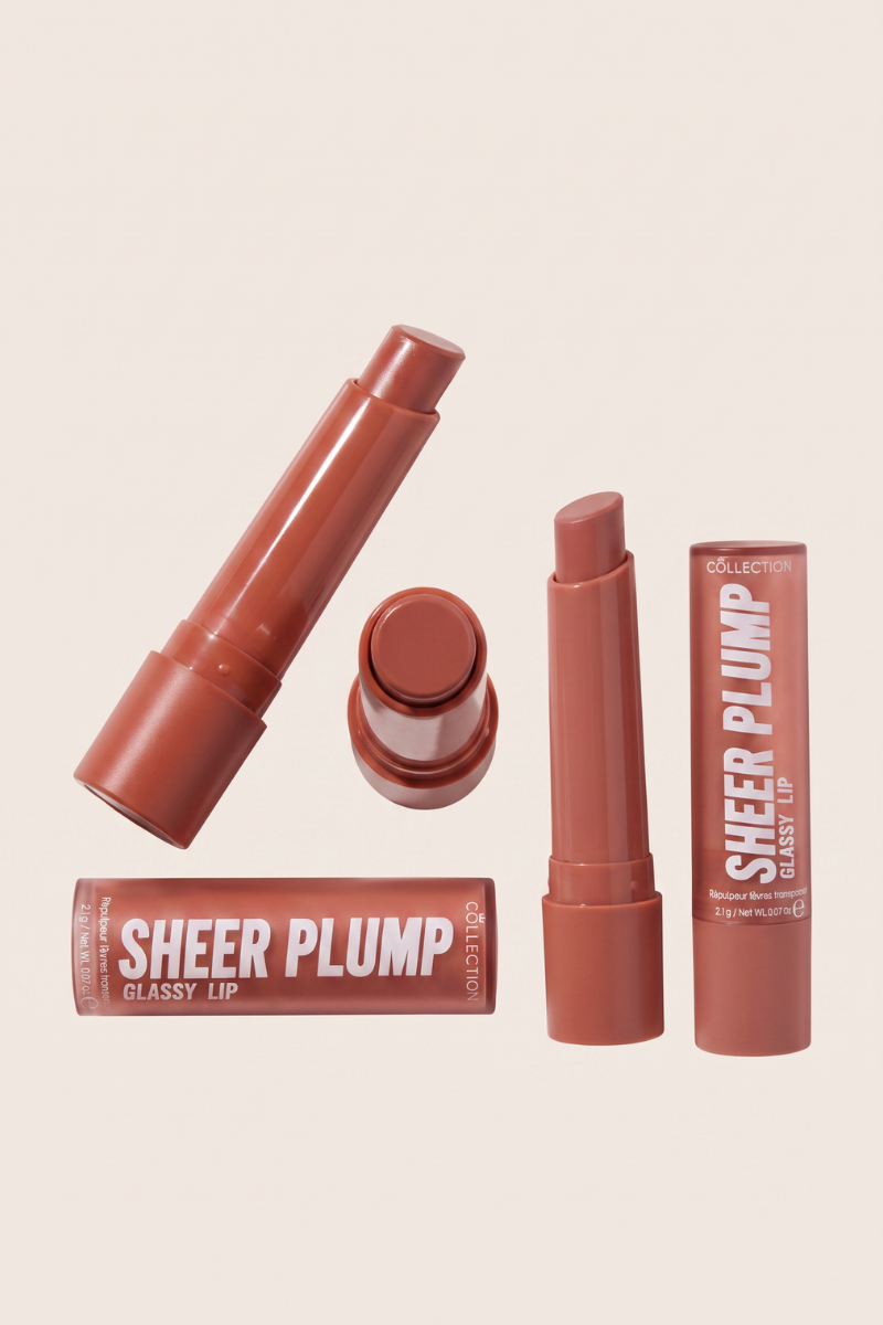 Collection Sheer Glassy Lip Plump Caramel Glaze 2
