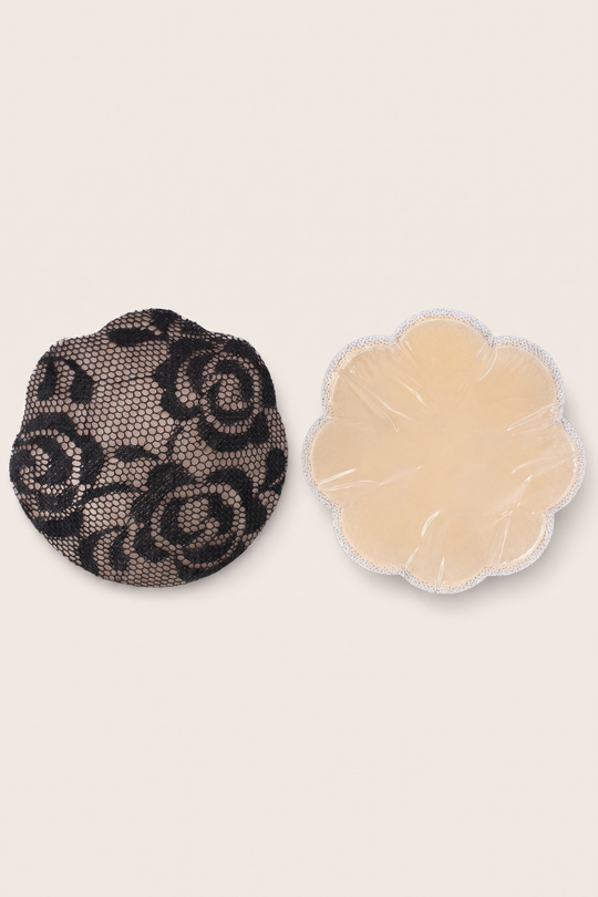 Black Lace Nipple Covers - Marla