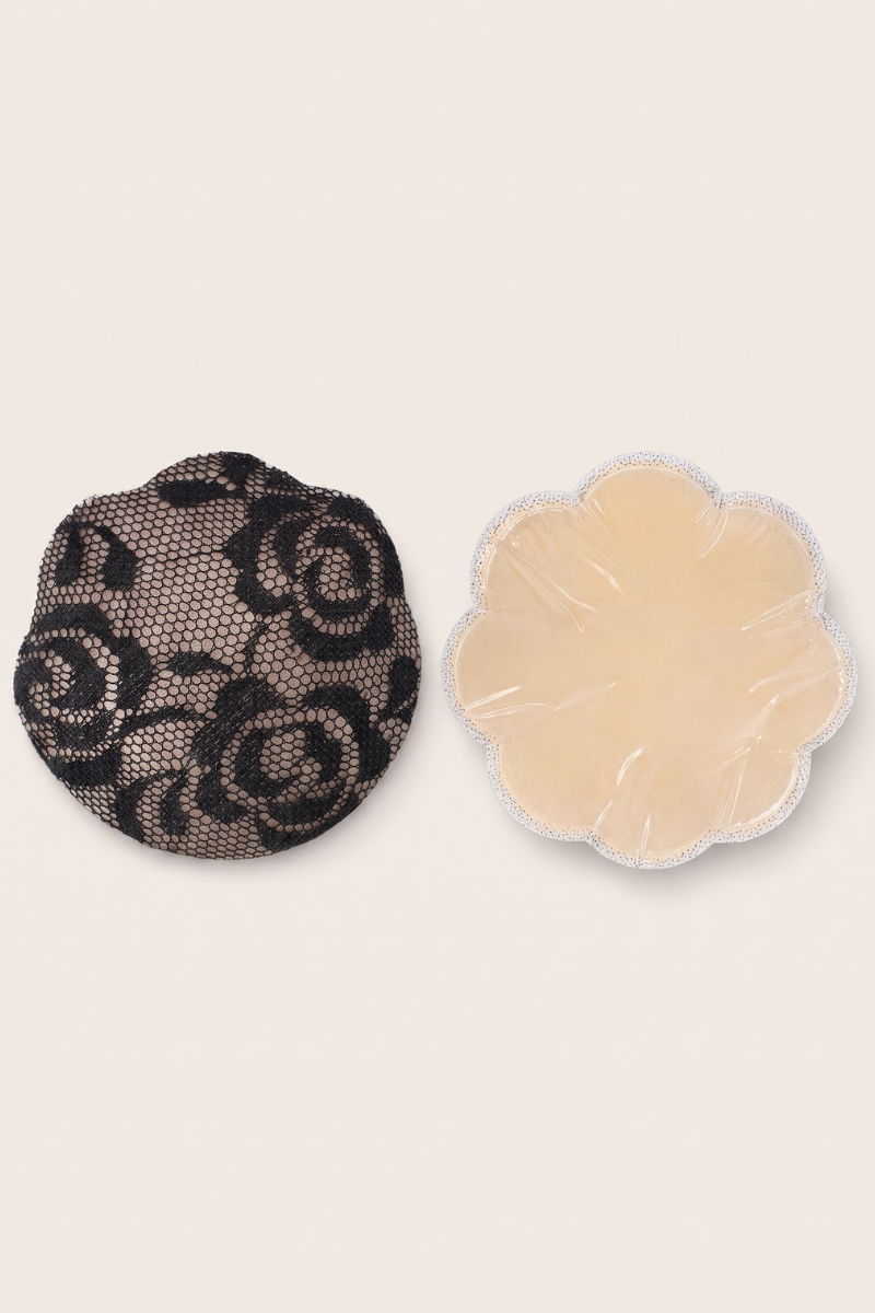 Black Lace Nipple Covers - Marla
