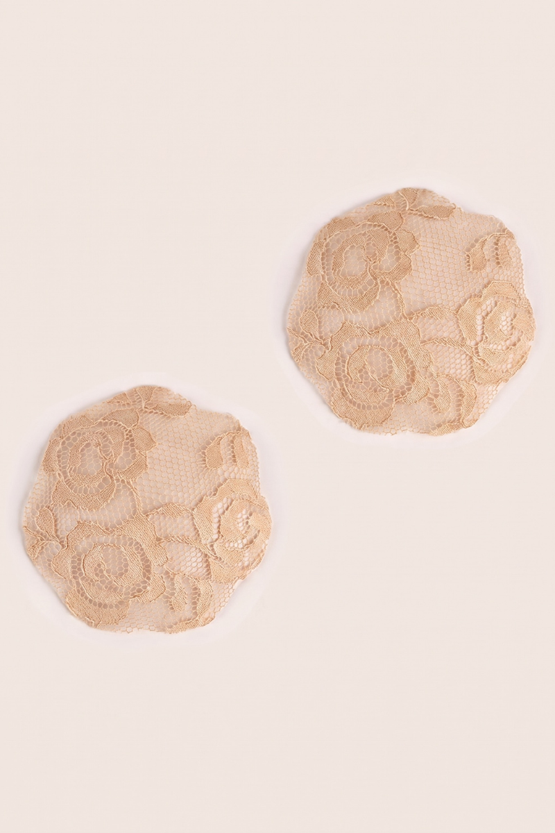 Nude Lace Nipple Covers - Marla