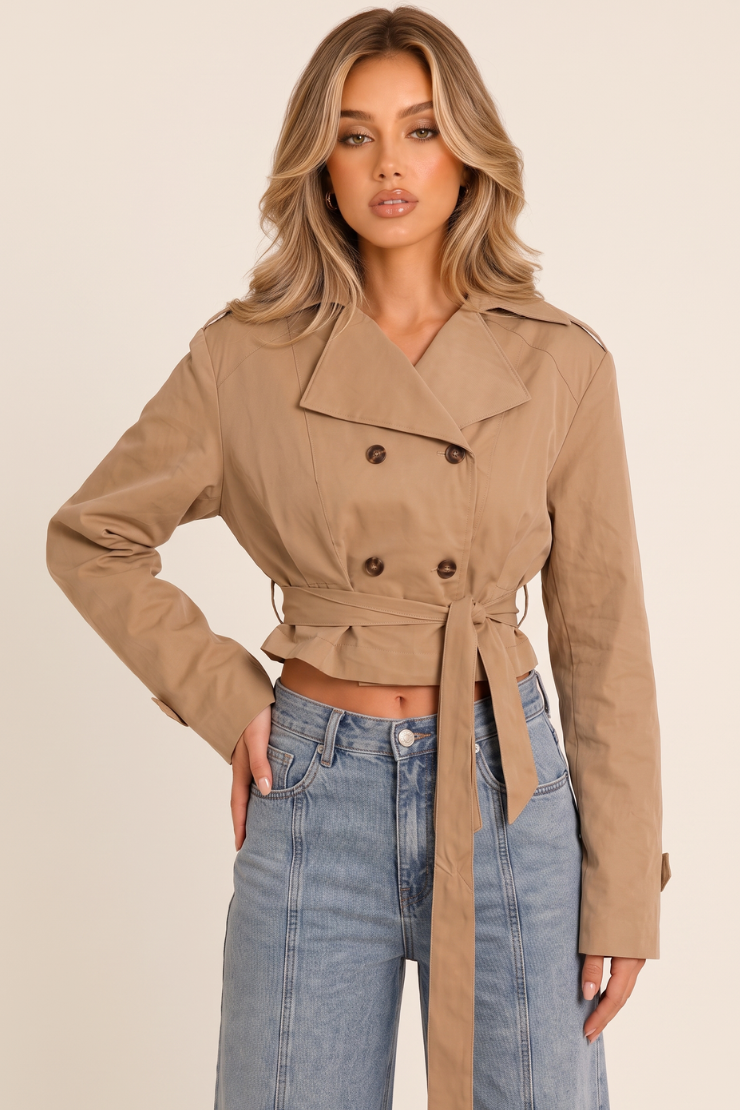 Light Blue Stretch Denim High Waist Pintuck Wide Leg Jeans - Sady