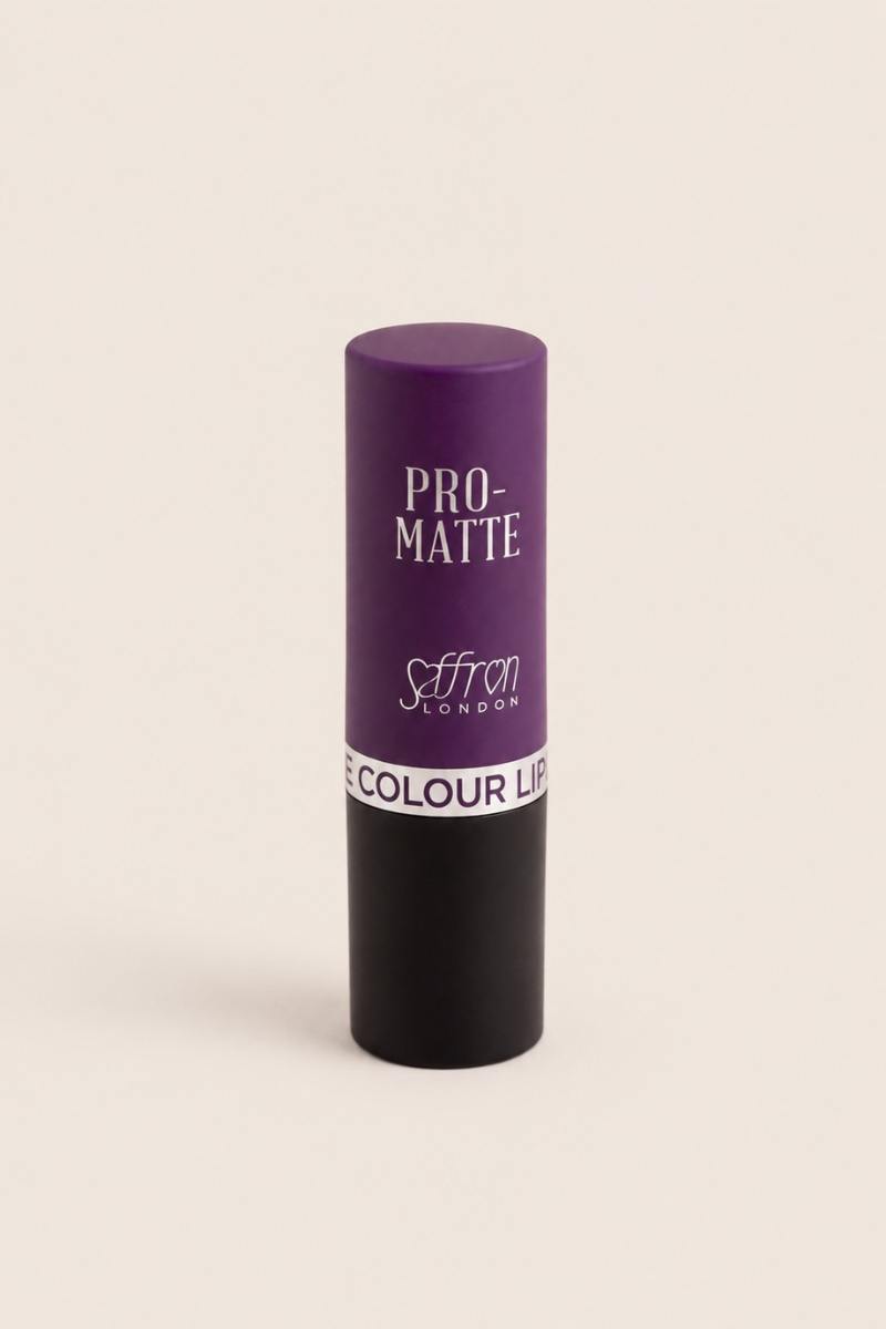 Saffron Pro Matte Purple Passion Lipstick