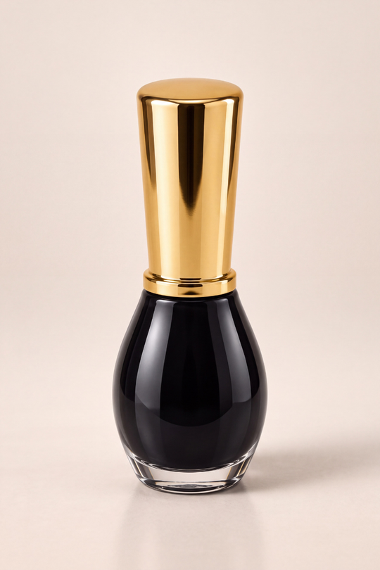 Jet Black Nail Polish