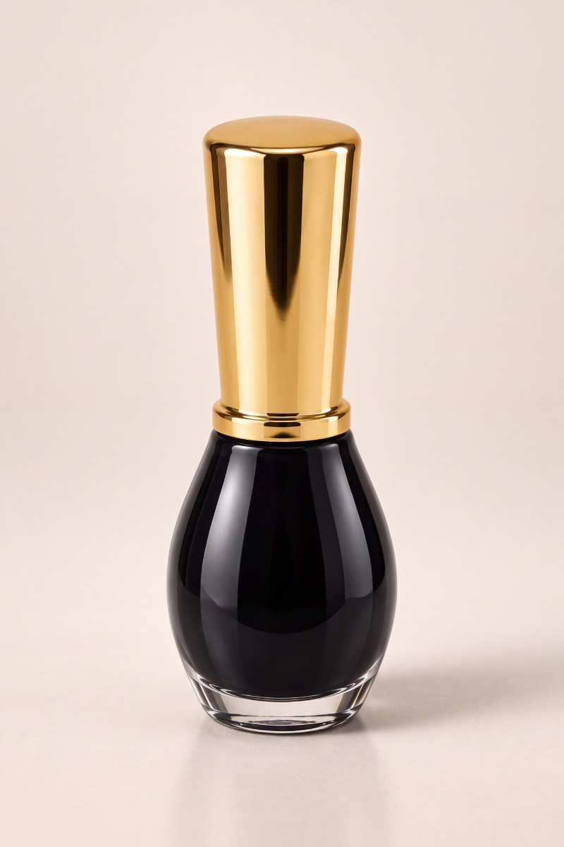 Jet Black Nail Polish