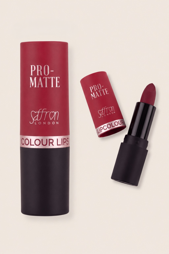 Saffron Pro Matte Wine Lipstick