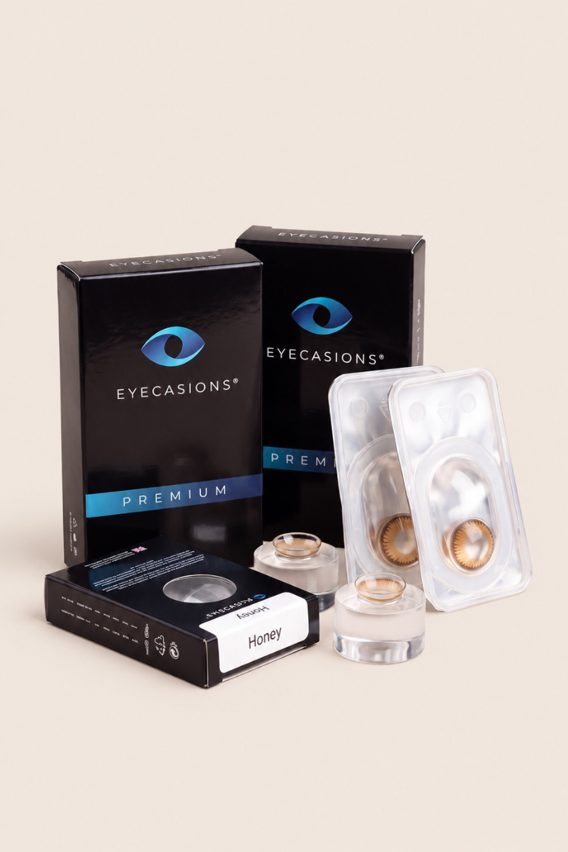 Eyecasions Honey Contact Lenses