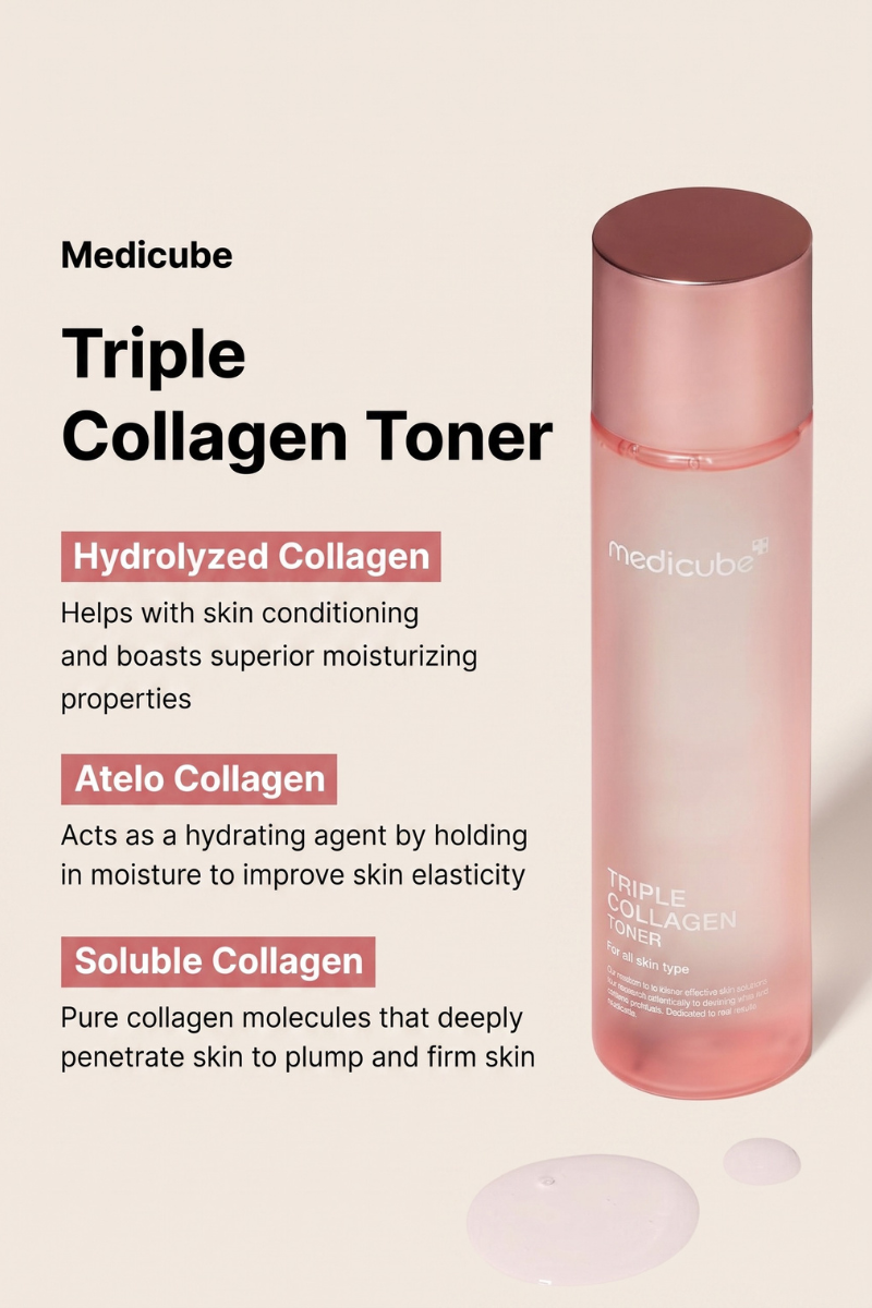 Medicube 140ml Toner Triple Collagen 4.0
