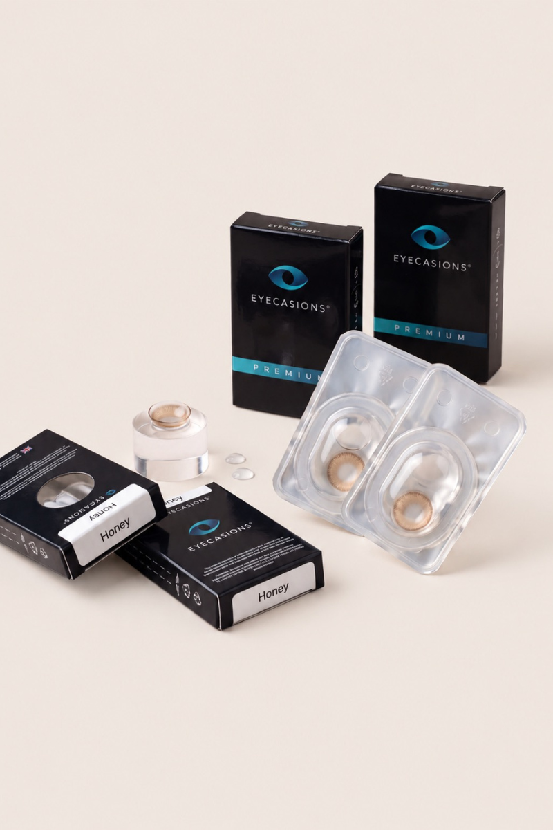 Eyecasions Honey Contact Lenses