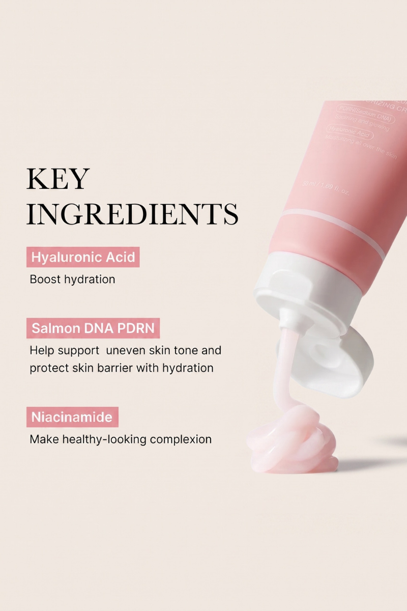Medicube 50ml Cream PDRN Pink Hyaluronic Moisturizing