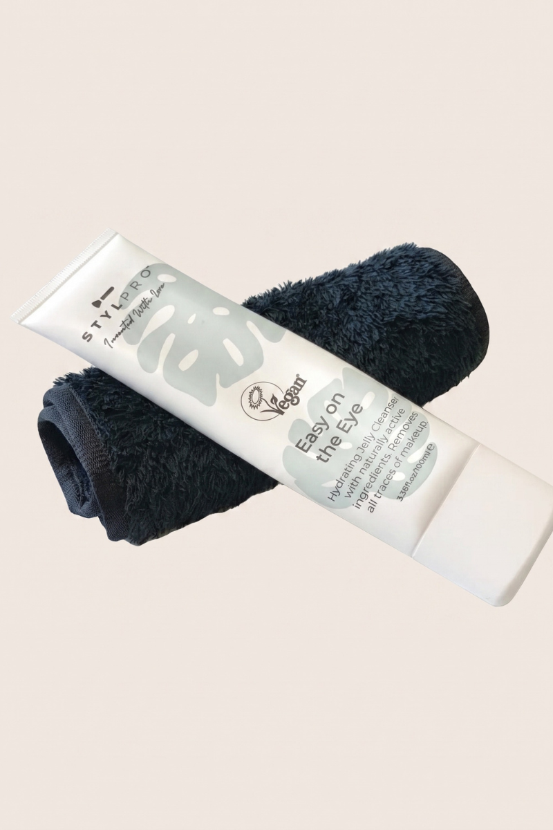 Stylpro 100ml Easy On The Eye Makeup Remover & Cloth