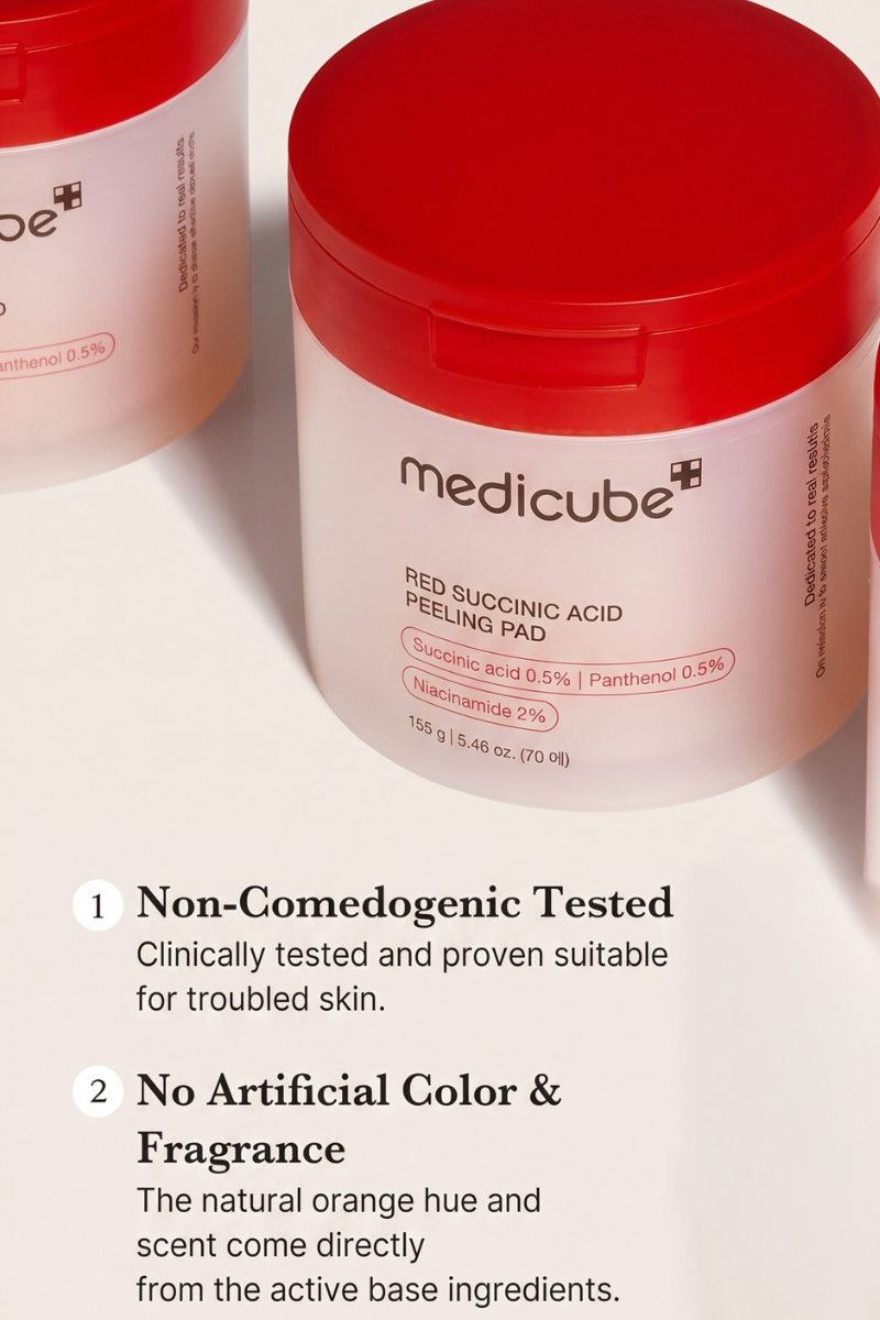 Medicube Red Succinic Acid Peeling Pads 70's
