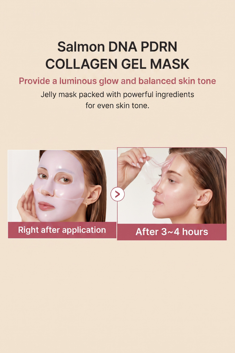 Medicube PDRN Pink Collagen Gel Mask 4 Pack