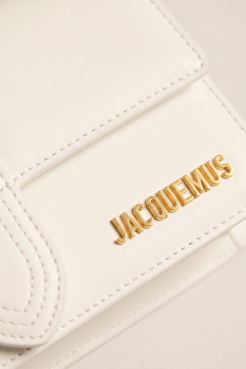 White Logo Detail Faux Leather Grab Bag - Jaden