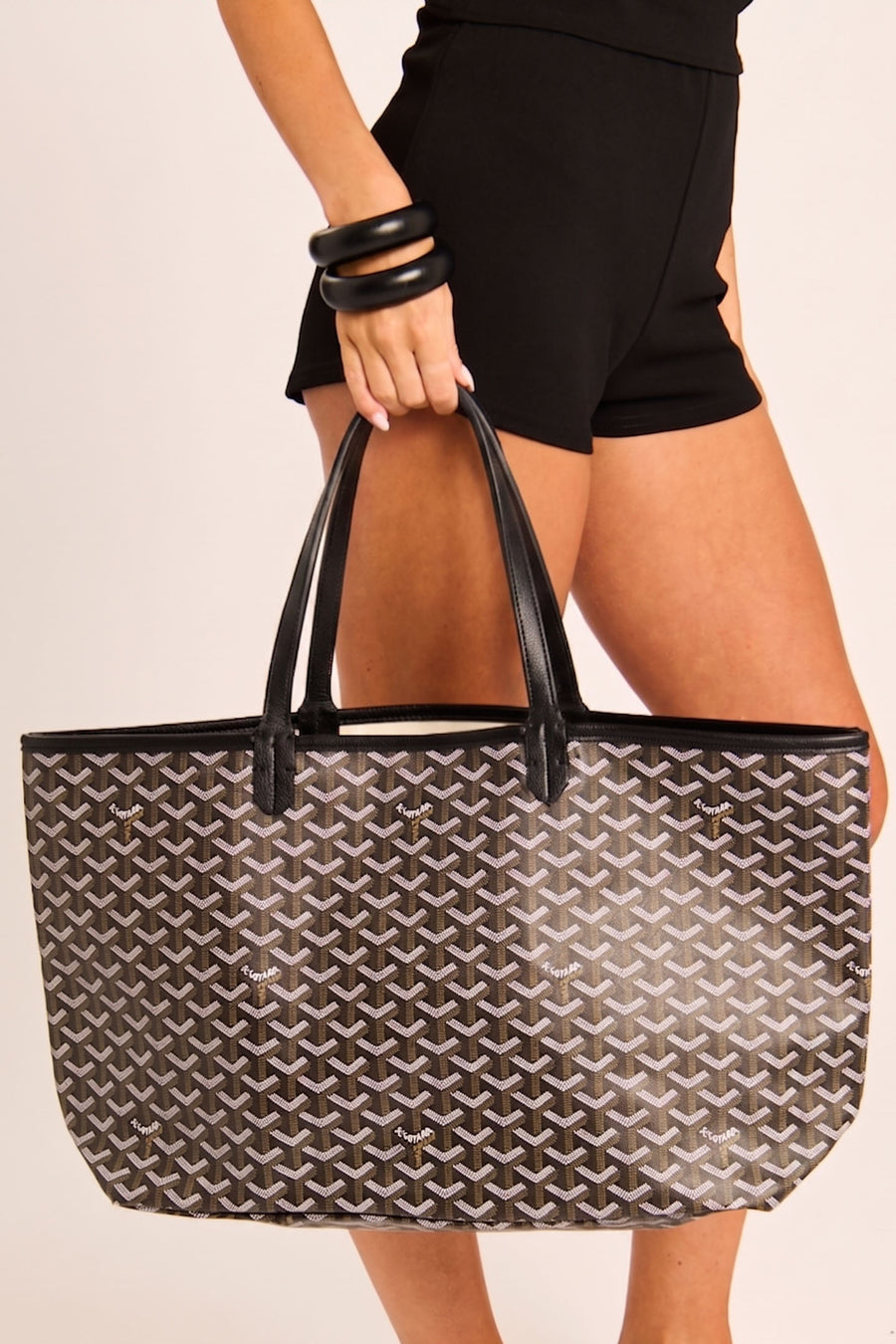 Black Motif Tote Bag - Reenie