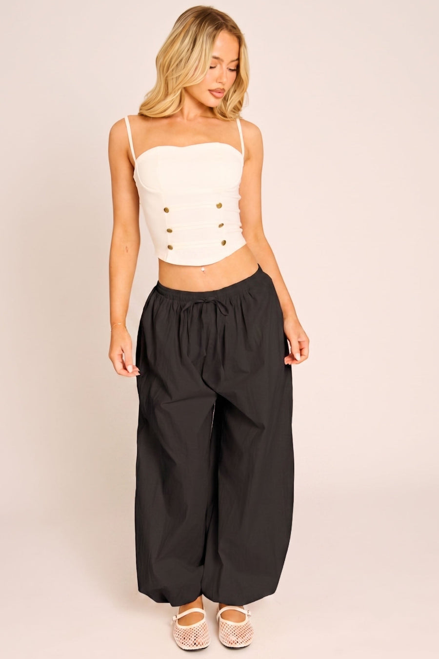 Black Balloon Trouser - Chanice