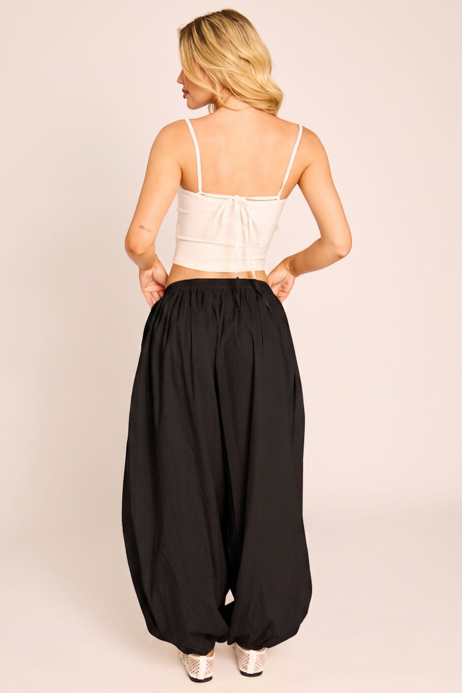 Black Balloon Trouser - Chanice