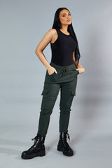 Black Round Neck Sleeveless Bodysuit - Himari