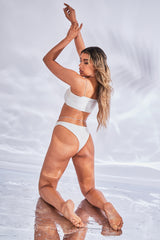 White V Strap Bikini Set - Skye