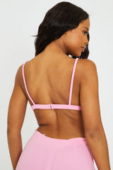 Pink Triangle Cup Bralette - Jordan