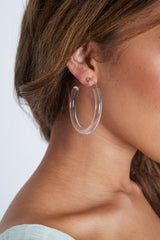 3 Pack Colourful Hoop Earrings - Laria-Accessories