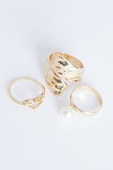 3 Pack Gold Rings - Stormy-Accessories