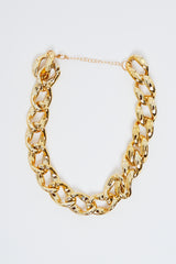 Gold Chunky Chain Necklace - Riena