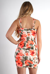 Alexis White Floral Strappy Dress-Dresses