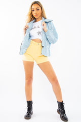 Baby Blue Zip Front Rain Jacket - Idalie-Jackets