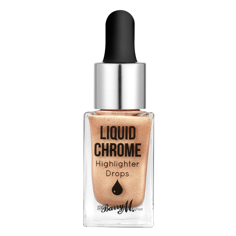 Barry M Liquid Chrome Highlighter Drops in Liquid Fortune-Face